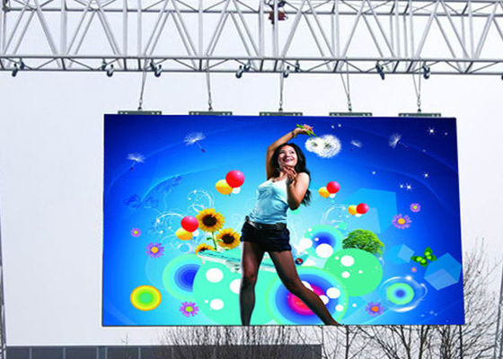 1 आर 1 जी 1 बी पी 5 आउटडोर एलईडी डिस्प्ले, एलईडी विज्ञापन डिस्प्ले 6000 निट ब्राइटनेस