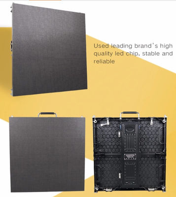 Tirai Video Wall Led Led Fleksibel P4.81 Indoor 43264 Dots / M² Pixel Density